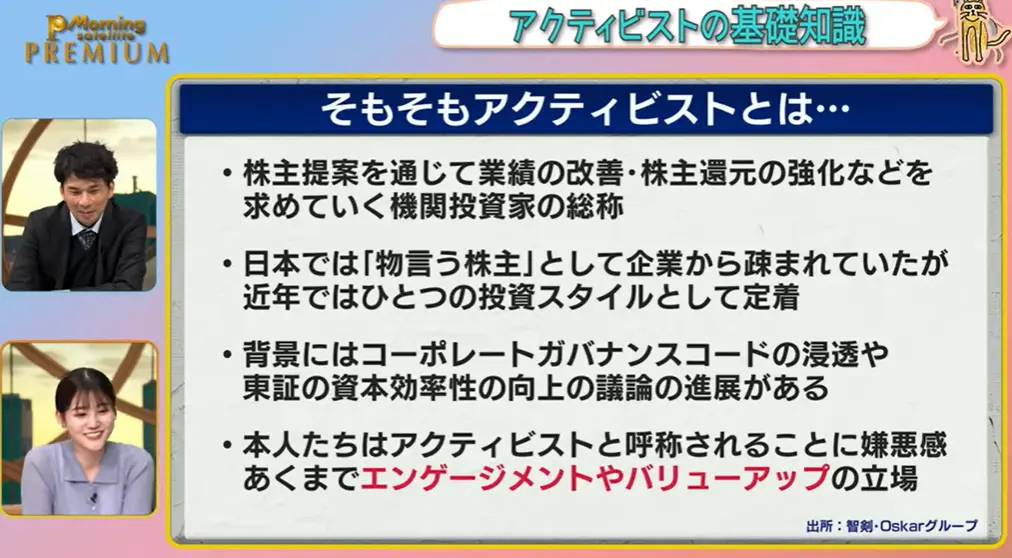アクティビティスト（モノ言う株主とは）