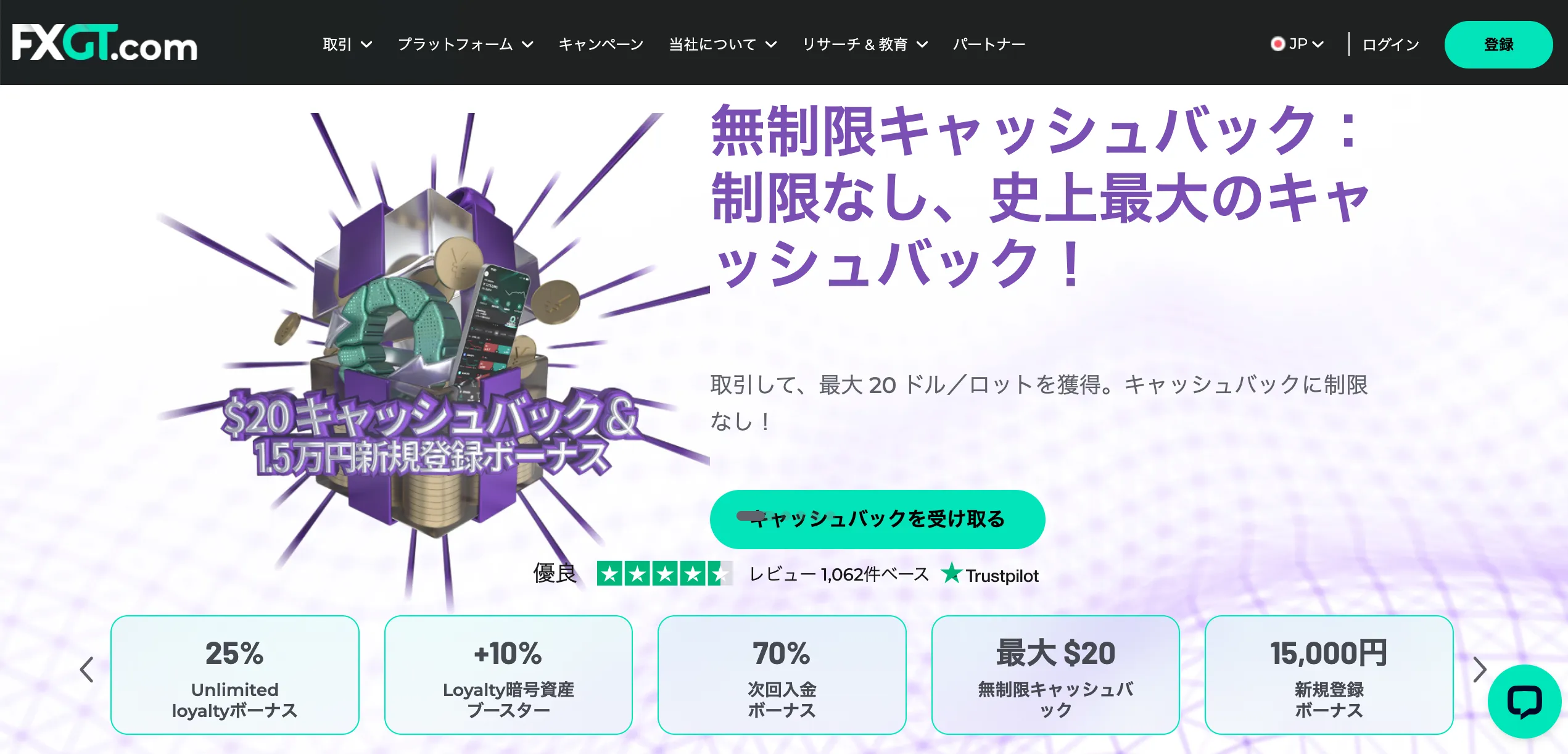 FXGT公式サイト