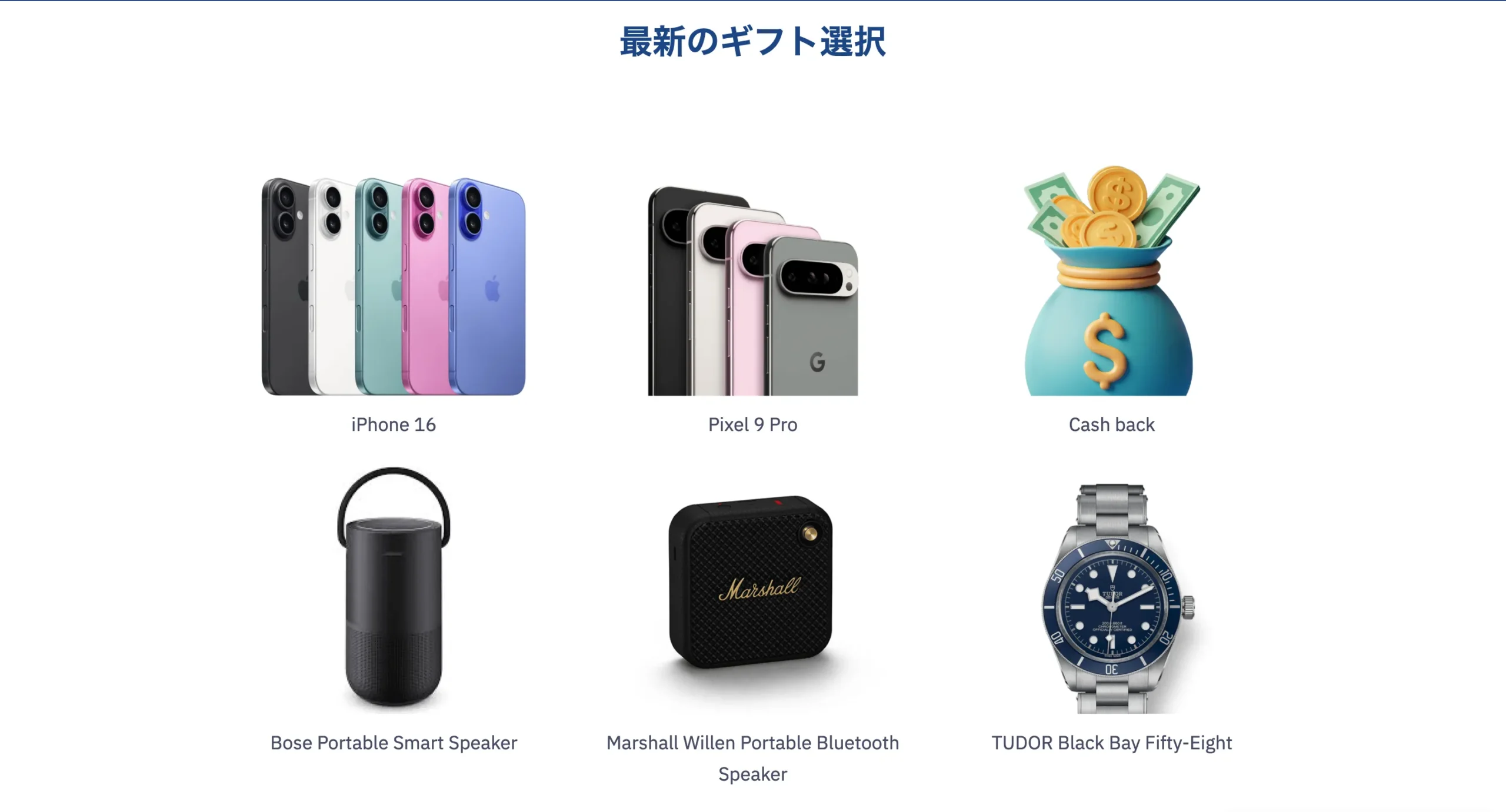 ThreeTraderポイントで交換できる景品