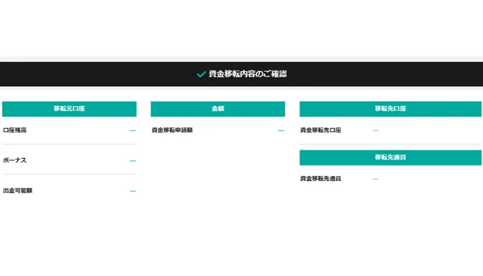 BigBoss追加口座の資金移動手順3