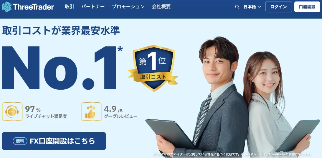 ThreeTrader公式サイト