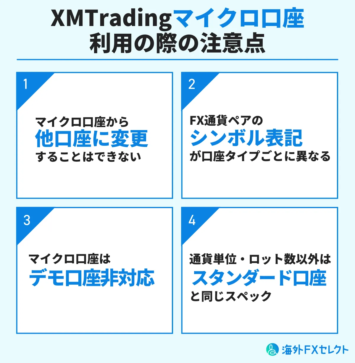 XMマイクロ口座を利用する際の注意点