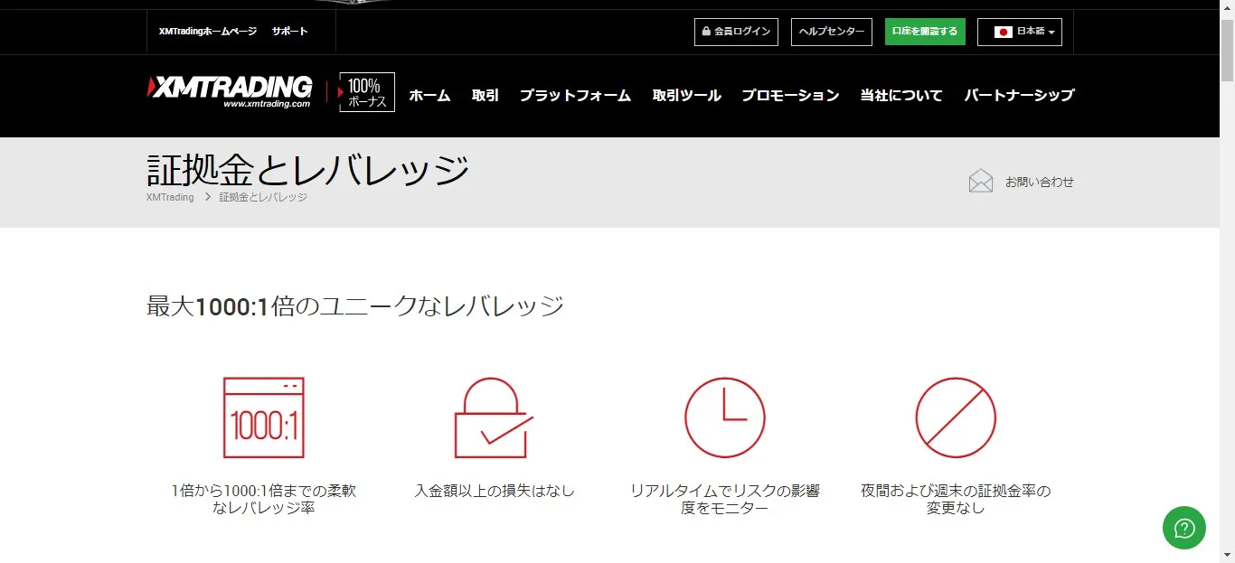 海外FXのXMTradingでは最大レバレッジ1000倍で1万円チャレンジができる