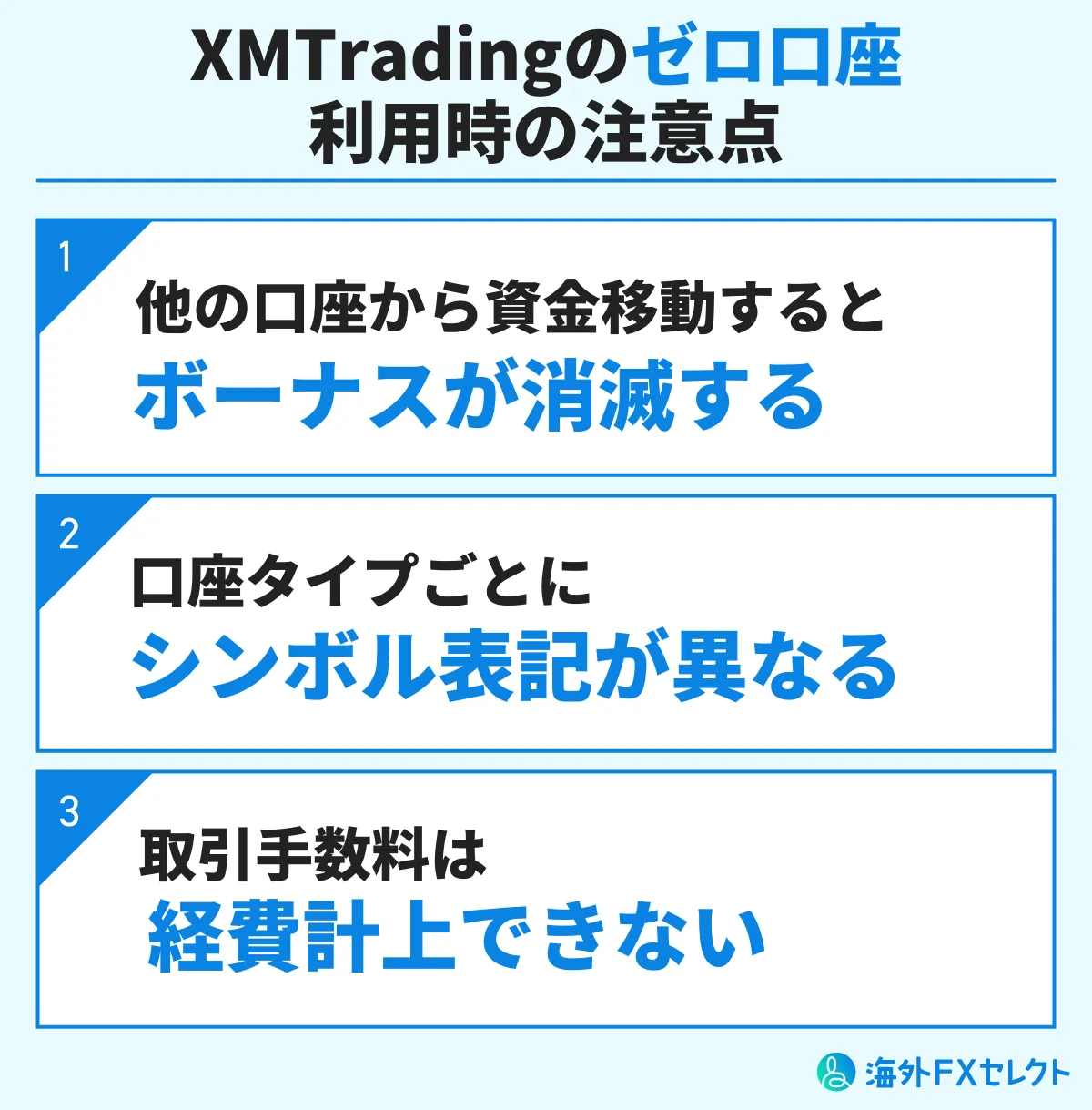 XMゼロ口座を利用する際の注意点